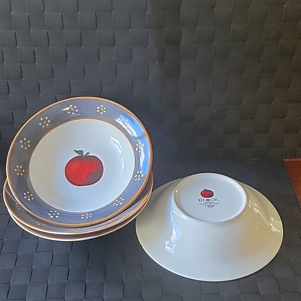 Vtg 1995 Block Country Orchid by Gear 10 piece set